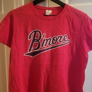 Baltimore Ladies Medium T-shirt pink